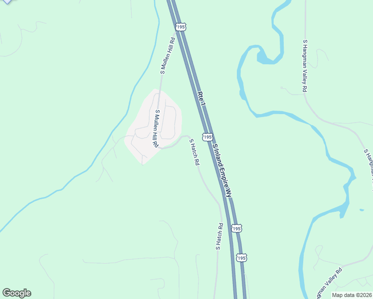 map of restaurants, bars, coffee shops, grocery stores, and more near 9610 South Mullen Hill Road in Spokane