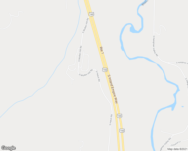 map of restaurants, bars, coffee shops, grocery stores, and more near 9610 South Mullen Hill Road in Spokane