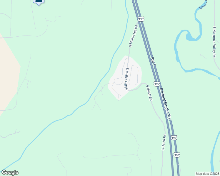 map of restaurants, bars, coffee shops, grocery stores, and more near 9404 South Mullen Hill Road in Spokane