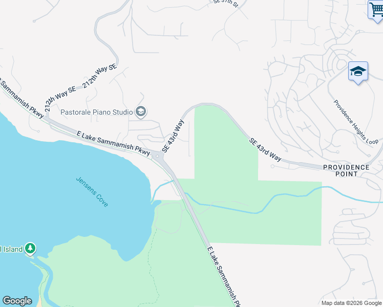 map of restaurants, bars, coffee shops, grocery stores, and more near 4286 216th Place Southeast in Issaquah