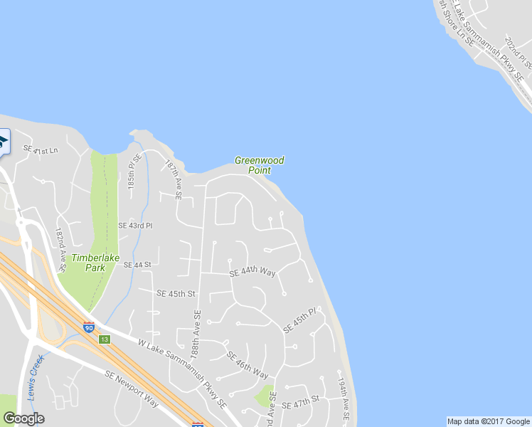 map of restaurants, bars, coffee shops, grocery stores, and more near 4227 192nd Court Southeast in Issaquah