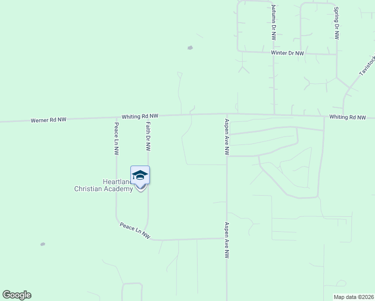 map of restaurants, bars, coffee shops, grocery stores, and more near 2008 Whiting Road Northwest in Bemidji