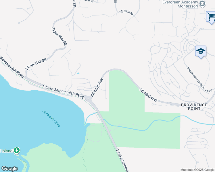 map of restaurants, bars, coffee shops, grocery stores, and more near 4210 216th Place Southeast in Issaquah