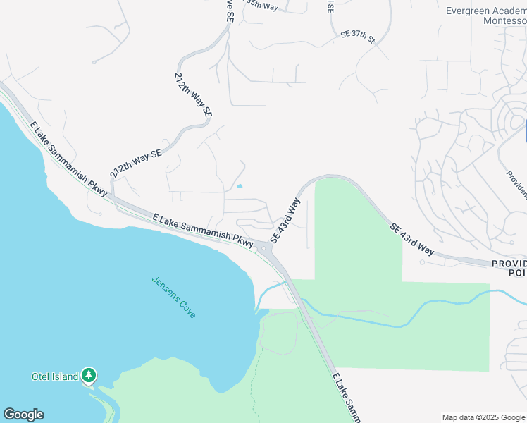 map of restaurants, bars, coffee shops, grocery stores, and more near 21257 Southeast 42nd Place in Issaquah