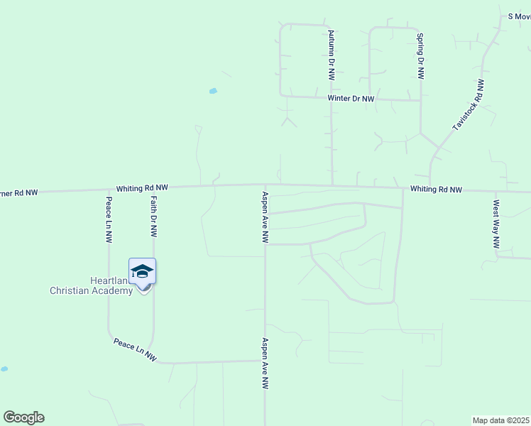 map of restaurants, bars, coffee shops, grocery stores, and more near 9964 Aspen Avenue Northwest in Bemidji