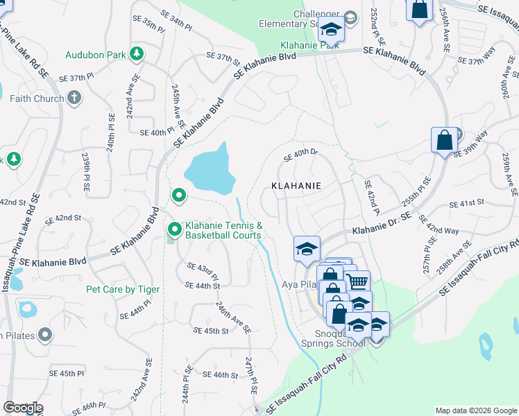 map of restaurants, bars, coffee shops, grocery stores, and more near 4137 248th Court Southeast in Issaquah