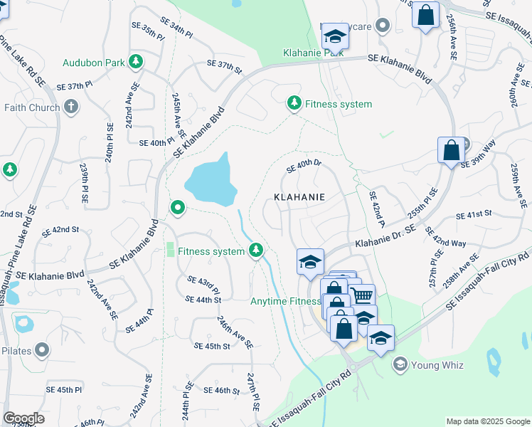 map of restaurants, bars, coffee shops, grocery stores, and more near 4126 248th Court Southeast in Issaquah