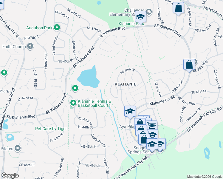 map of restaurants, bars, coffee shops, grocery stores, and more near 4126 248th Court Southeast in Issaquah