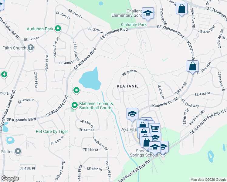 map of restaurants, bars, coffee shops, grocery stores, and more near 4137 248th Court Southeast in Issaquah