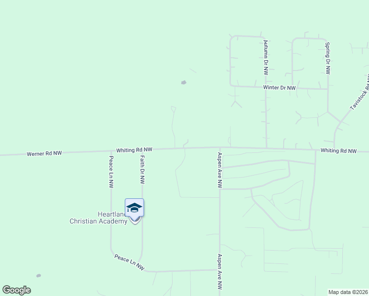 map of restaurants, bars, coffee shops, grocery stores, and more near 1986 Whiting Road Northwest in Bemidji