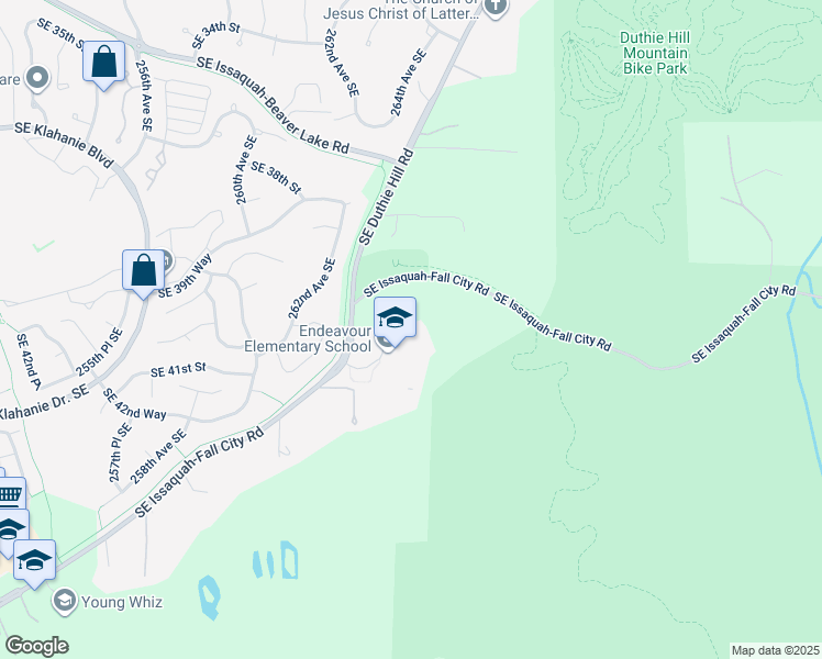 map of restaurants, bars, coffee shops, grocery stores, and more near 26205 Southeast Issaquah-Fall City Road in Issaquah