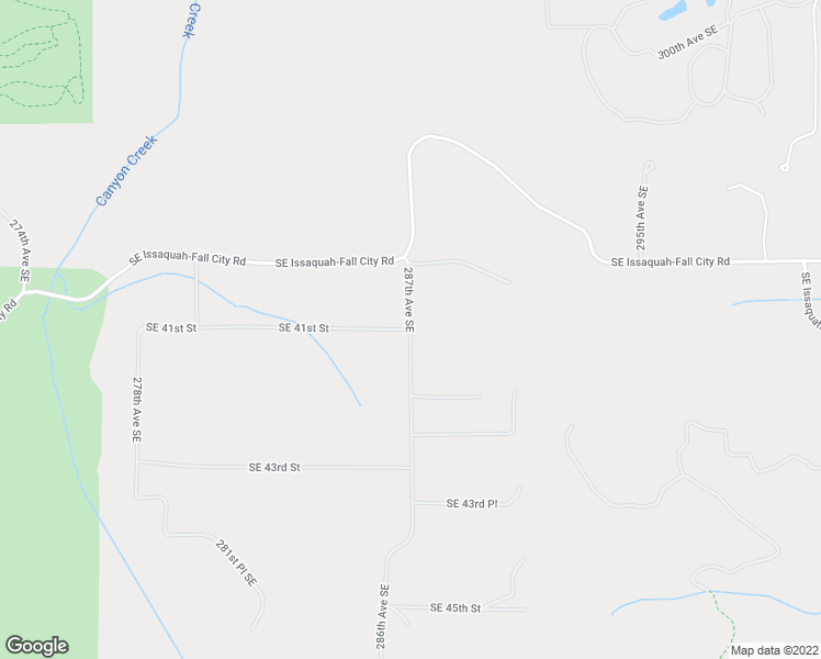 map of restaurants, bars, coffee shops, grocery stores, and more near 287th Avenue Southeast in King County