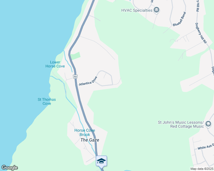 map of restaurants, bars, coffee shops, grocery stores, and more near 6 Legend Drive in Paradise