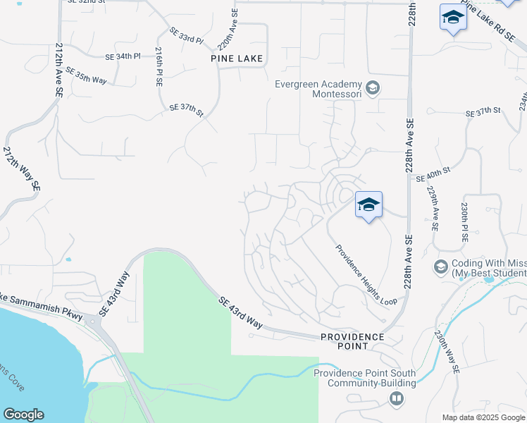 map of restaurants, bars, coffee shops, grocery stores, and more near 22047 Southeast 40th Court in Issaquah