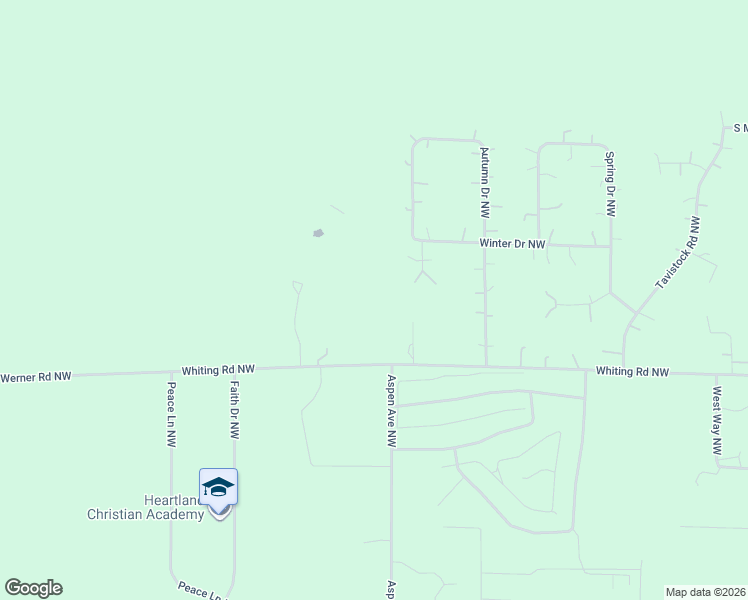 map of restaurants, bars, coffee shops, grocery stores, and more near 10642 Oak Leaf Lane Northwest in Bemidji