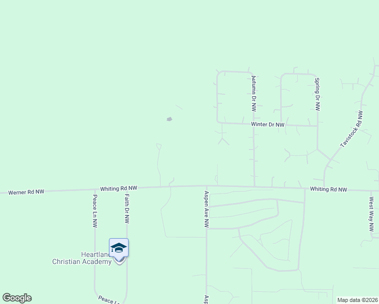 map of restaurants, bars, coffee shops, grocery stores, and more near 10642 Oak Leaf Lane Northwest in Bemidji