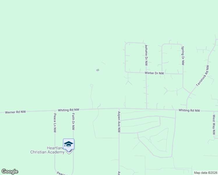 map of restaurants, bars, coffee shops, grocery stores, and more near 10642 Oak Leaf Lane Northwest in Bemidji