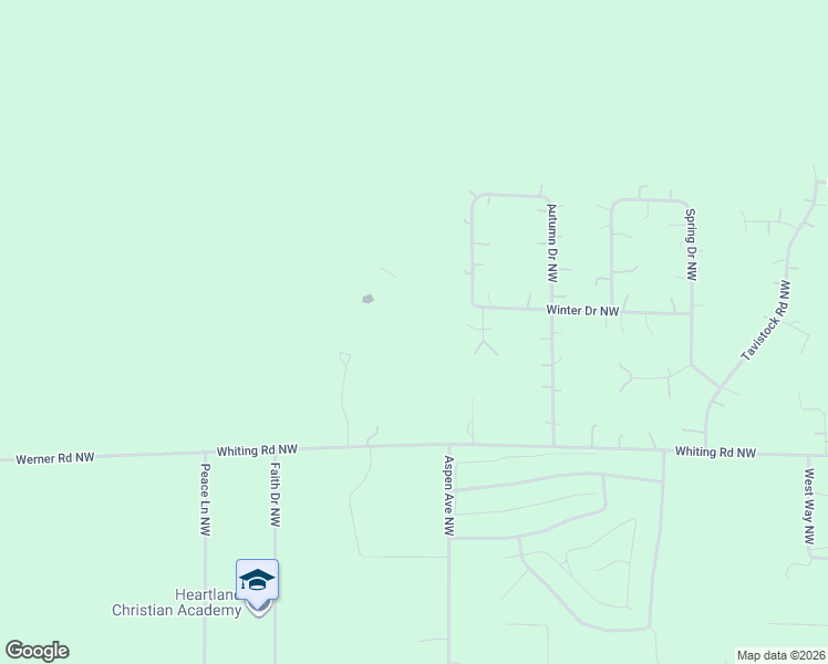 map of restaurants, bars, coffee shops, grocery stores, and more near 10811 Fall Court Northwest in Bemidji