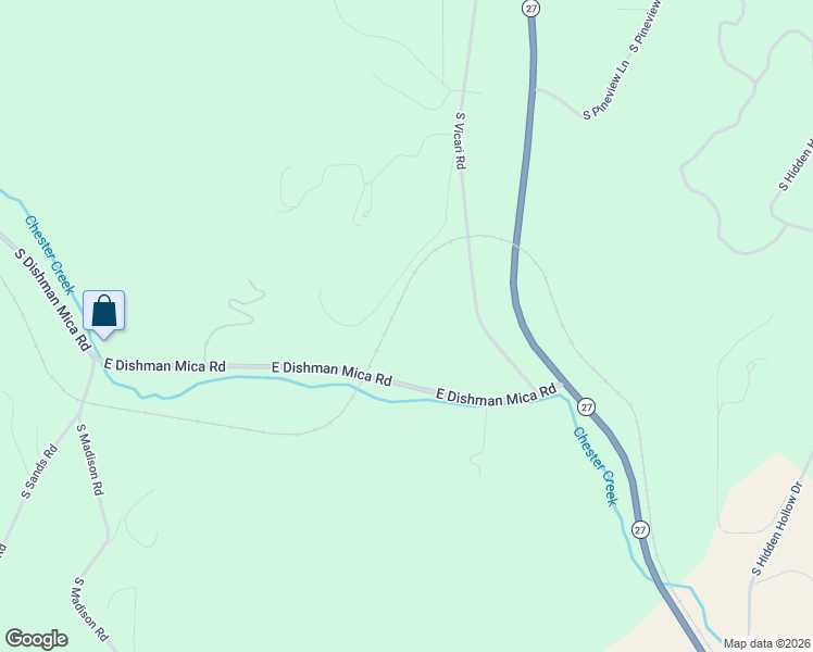 map of restaurants, bars, coffee shops, grocery stores, and more near 8508 South Vicari Road in Spokane