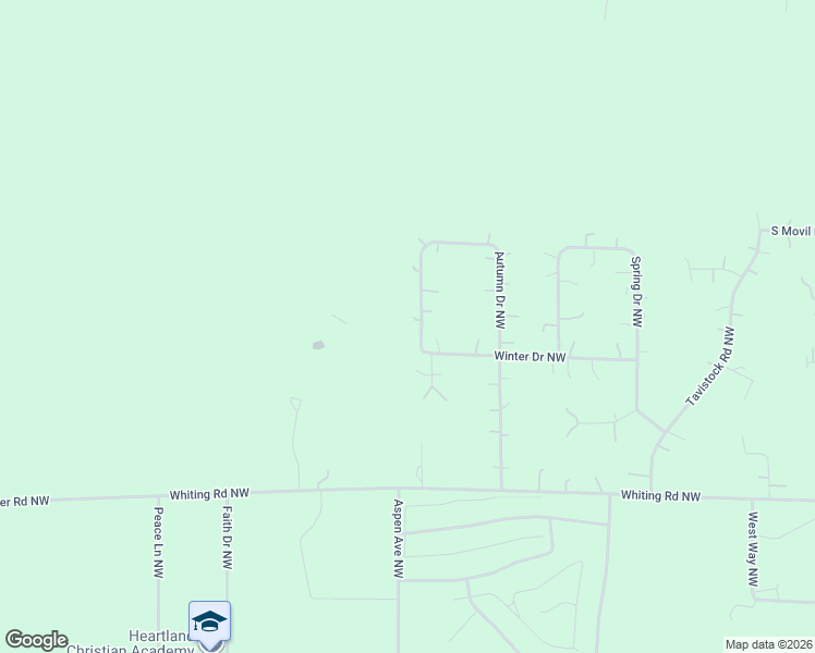 map of restaurants, bars, coffee shops, grocery stores, and more near 11190 Autumn Drive Northwest in Bemidji