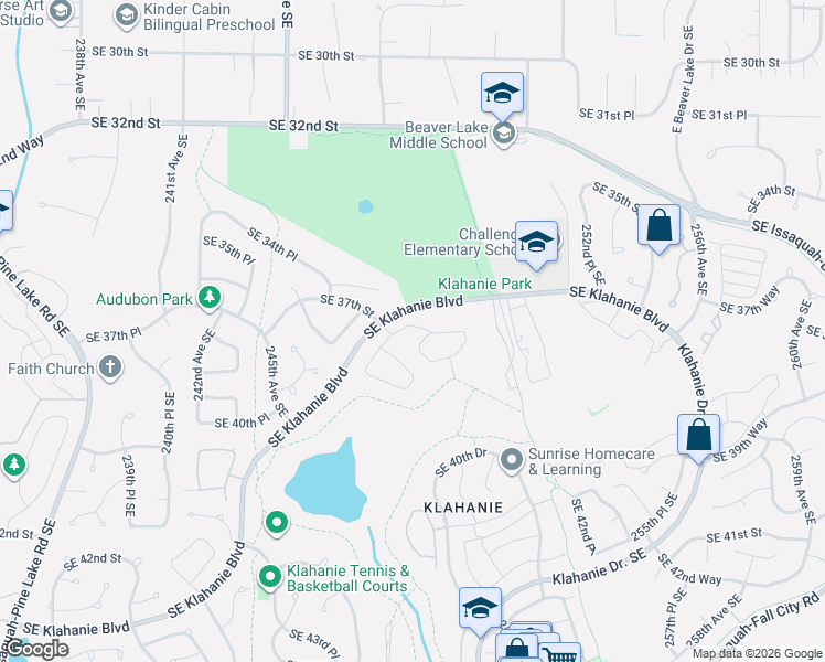 map of restaurants, bars, coffee shops, grocery stores, and more near 3686 248th Avenue Southeast in Issaquah