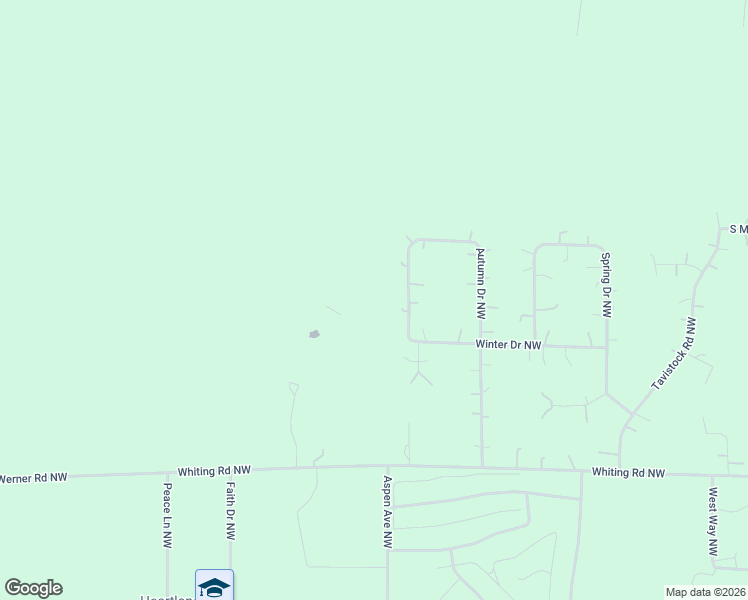 map of restaurants, bars, coffee shops, grocery stores, and more near 11190 Autumn Drive Northwest in Bemidji