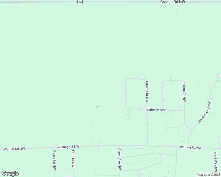 map of restaurants, bars, coffee shops, grocery stores, and more near 11190 Autumn Drive Northwest in Bemidji