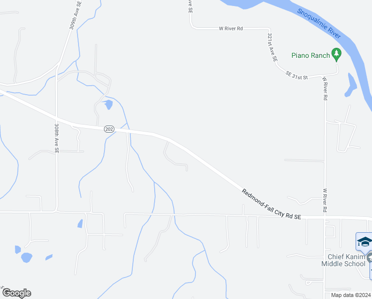map of restaurants, bars, coffee shops, grocery stores, and more near 31405 Southeast Redmond-Fall City Road in Fall City