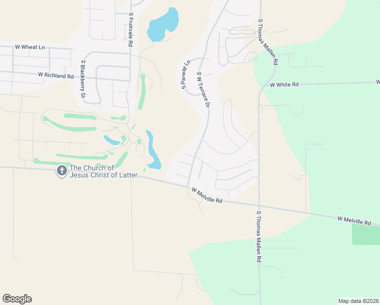 map of restaurants, bars, coffee shops, grocery stores, and more near 9712 West Masters Lane in Cheney