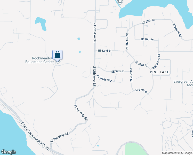 map of restaurants, bars, coffee shops, grocery stores, and more near 21205 Southeast 35th Way in Sammamish