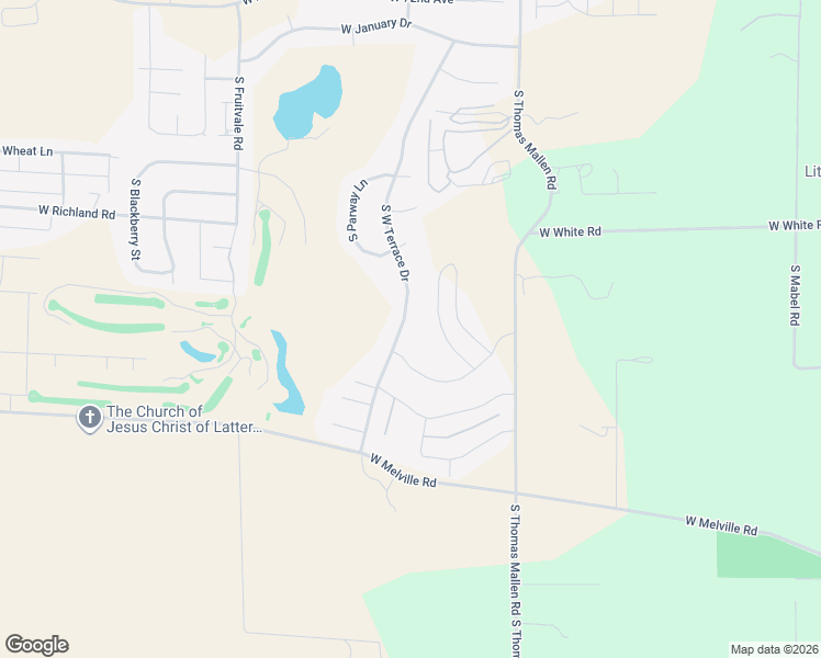 map of restaurants, bars, coffee shops, grocery stores, and more near 8117 South West Terrace Drive in Cheney