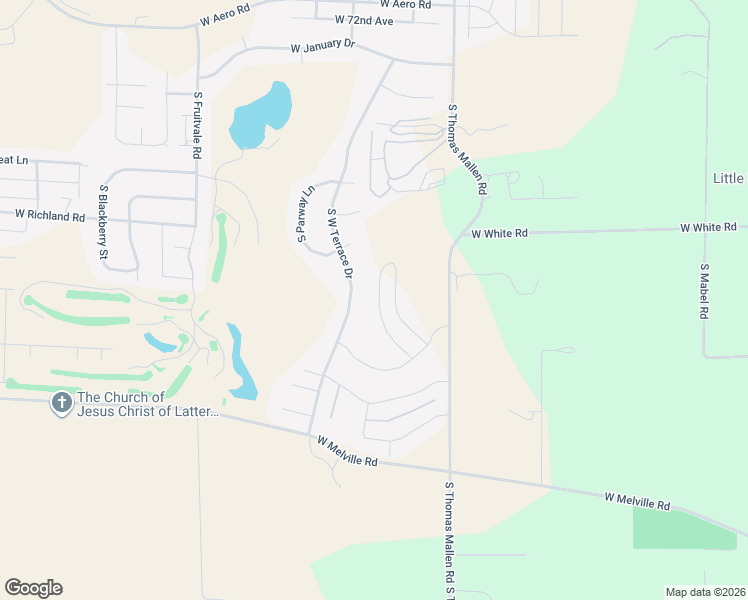 map of restaurants, bars, coffee shops, grocery stores, and more near 8117 South West Terrace Drive in Cheney