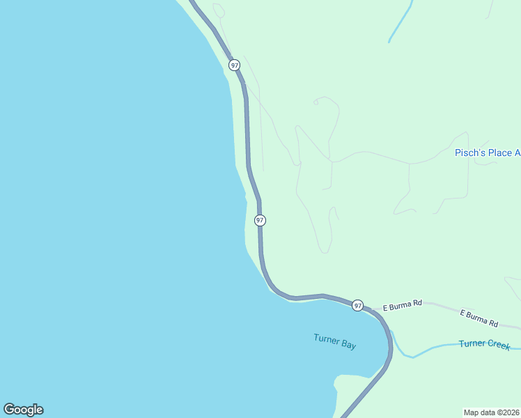 map of restaurants, bars, coffee shops, grocery stores, and more near 27137 Idaho 97 in Harrison