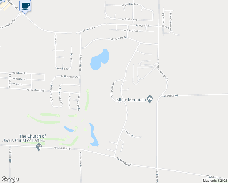 map of restaurants, bars, coffee shops, grocery stores, and more near 7813 South Parway Lane in Cheney