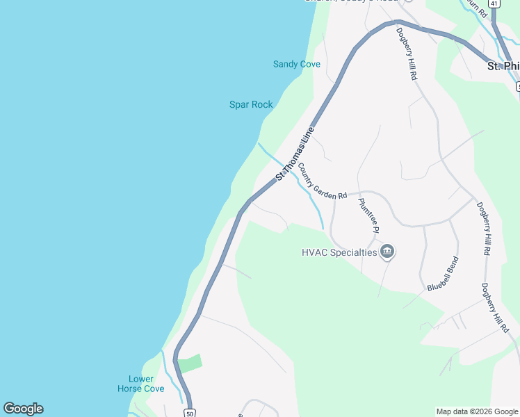 map of restaurants, bars, coffee shops, grocery stores, and more near Moonlight Drive in Paradise