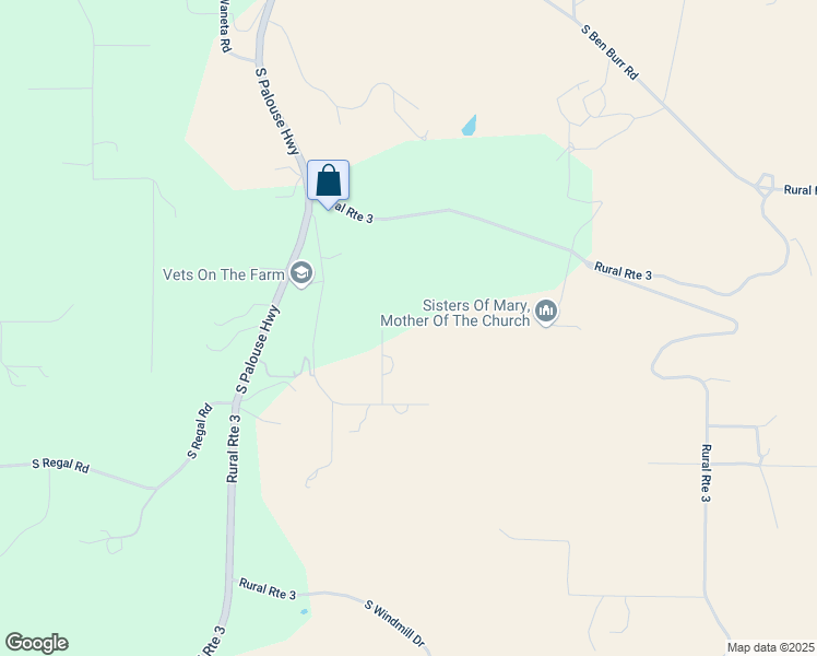 map of restaurants, bars, coffee shops, grocery stores, and more near 7811 South Cuba Street in Spokane