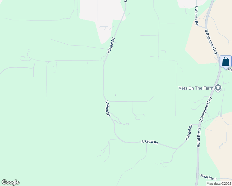 map of restaurants, bars, coffee shops, grocery stores, and more near 7525 South Regal Road in Spokane