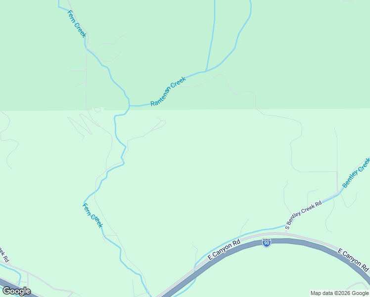 map of restaurants, bars, coffee shops, grocery stores, and more near 10090 South Fern Creek Road in Cataldo