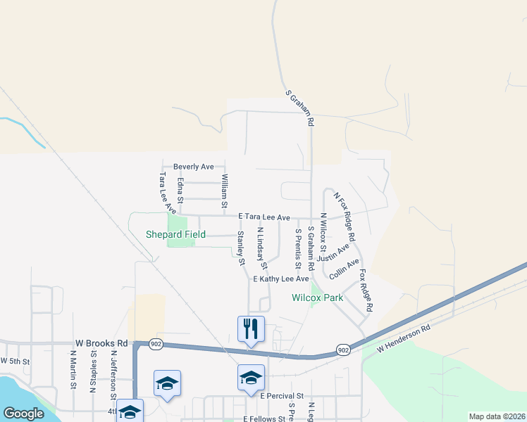 map of restaurants, bars, coffee shops, grocery stores, and more near 1018 North Lindsay Street in Medical Lake