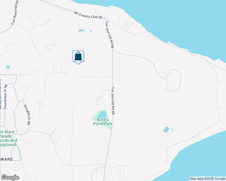 map of restaurants, bars, coffee shops, grocery stores, and more near 2314 Toe Jam Hill Road Northeast in Bainbridge Island