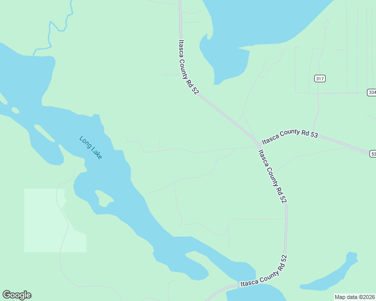 map of restaurants, bars, coffee shops, grocery stores, and more near East Long Lake Road in Itasca County