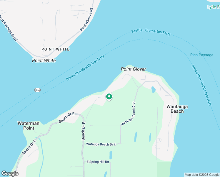 map of restaurants, bars, coffee shops, grocery stores, and more near 6054 Wynn Jones Road East in Port Orchard
