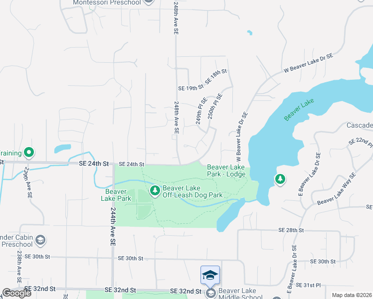 map of restaurants, bars, coffee shops, grocery stores, and more near 24803 Southeast 22nd Court in Sammamish
