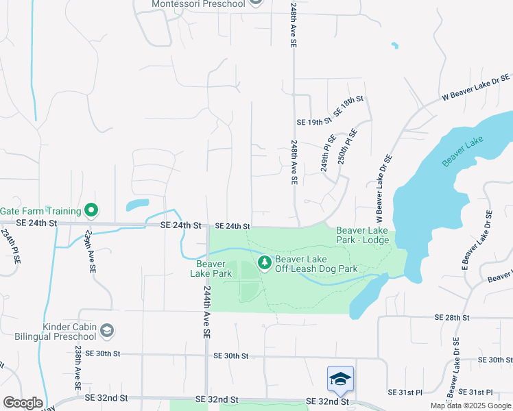 map of restaurants, bars, coffee shops, grocery stores, and more near 2310 246th Avenue Southeast in Sammamish