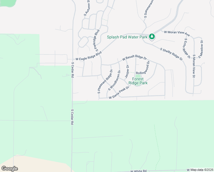 map of restaurants, bars, coffee shops, grocery stores, and more near 7112 South Parkridge Boulevard in Spokane
