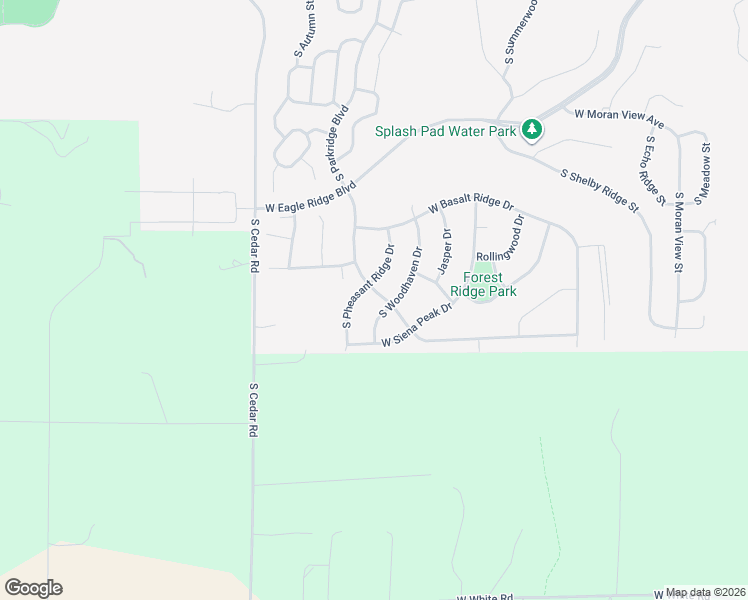 map of restaurants, bars, coffee shops, grocery stores, and more near 7112 South Parkridge Boulevard in Spokane