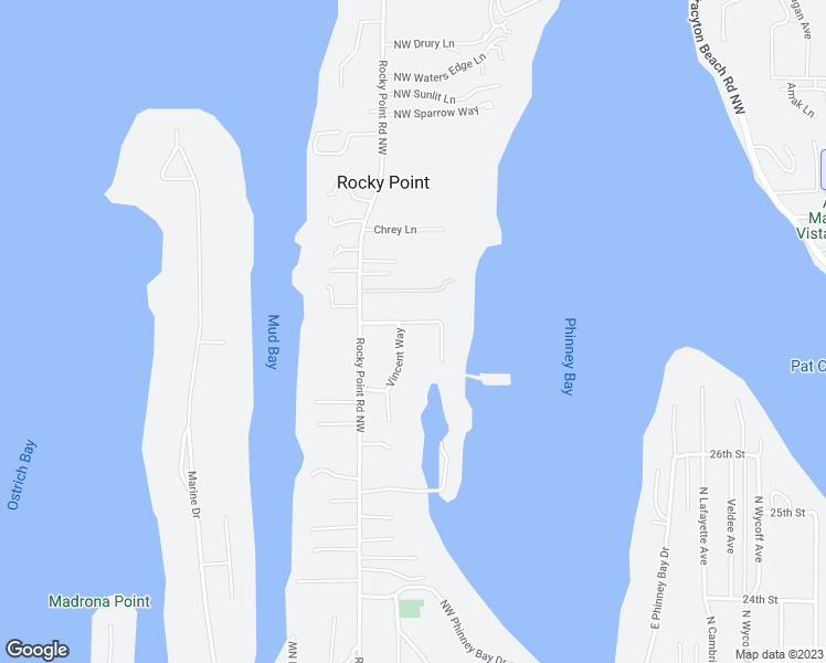 map of restaurants, bars, coffee shops, grocery stores, and more near 4105 Kennedy Drive in Bremerton