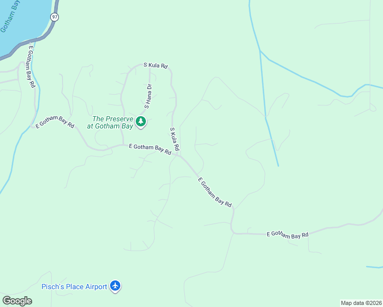 map of restaurants, bars, coffee shops, grocery stores, and more near 2568 East Gotham Bay Road in Harrison