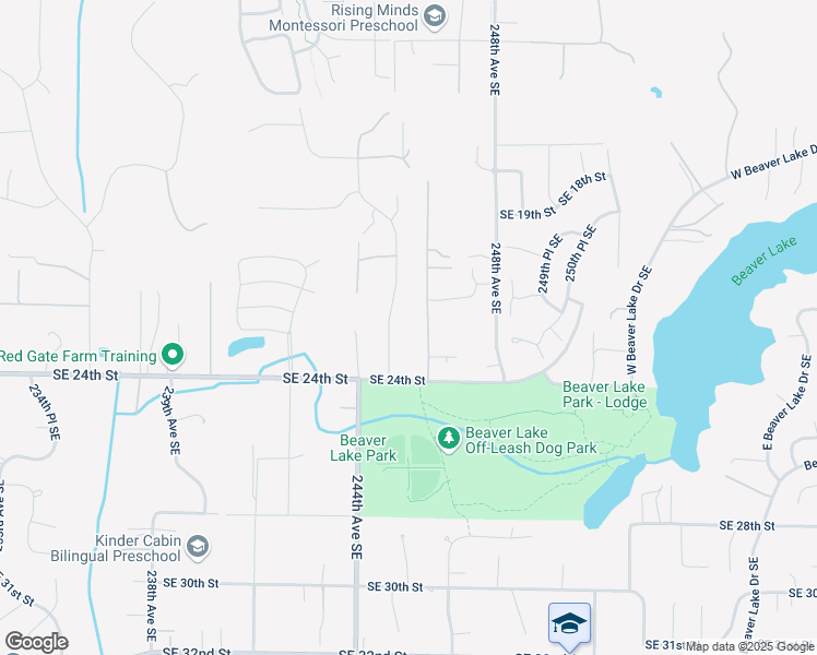 map of restaurants, bars, coffee shops, grocery stores, and more near 2310 246th Avenue Southeast in Sammamish