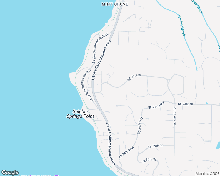 map of restaurants, bars, coffee shops, grocery stores, and more near 19322 Southeast 21st Street in Sammamish